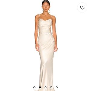 Shona Joy La Lune lace back maxi dress